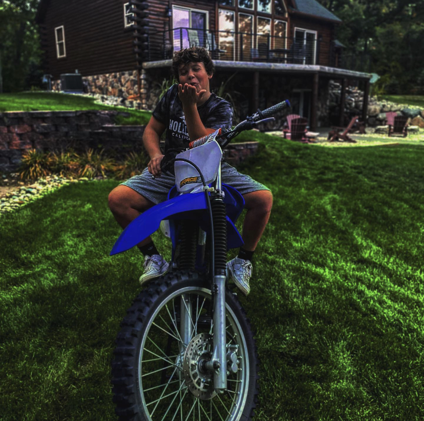 gage likes dirt bikes